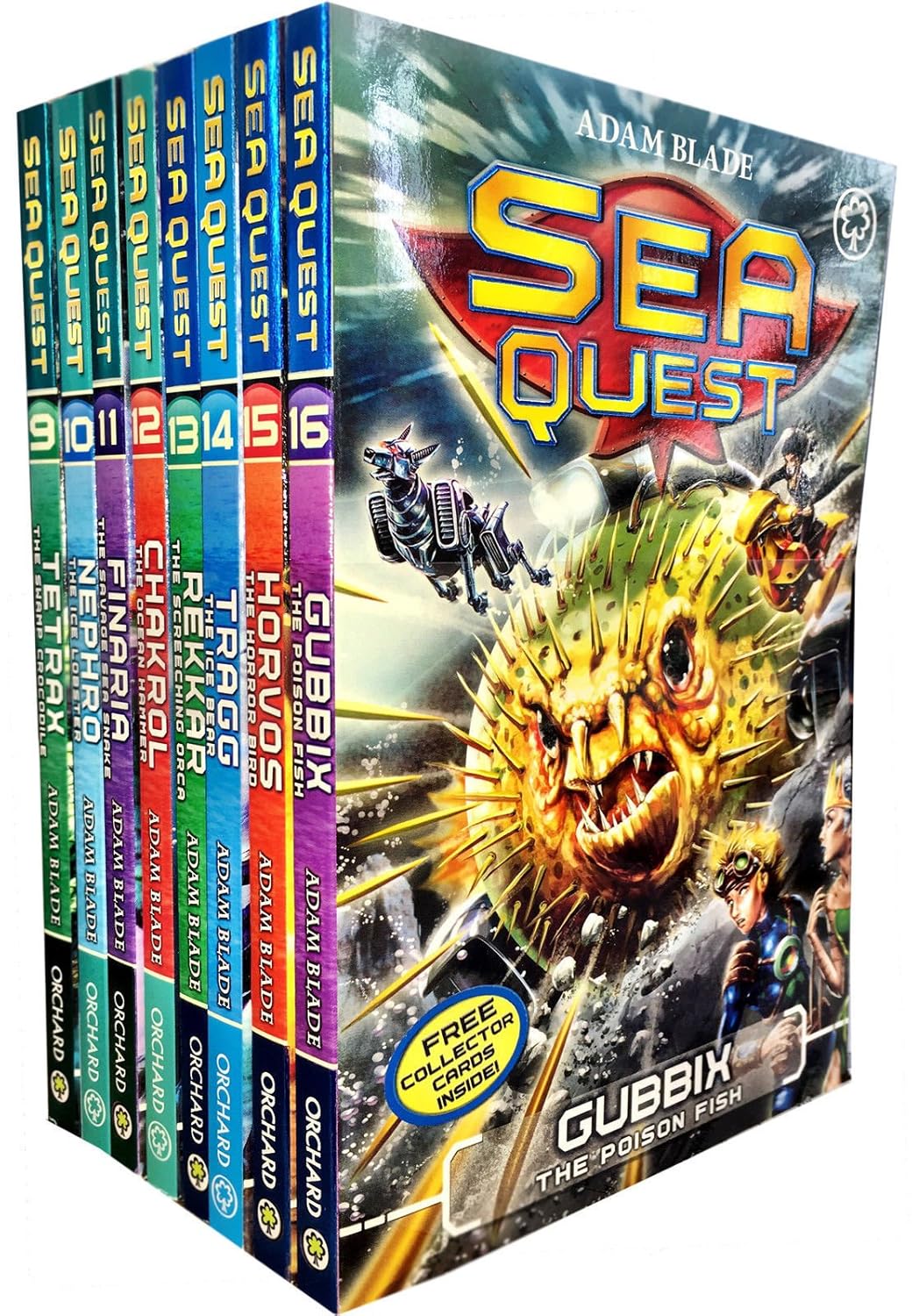 Sea Quest Series 3 & 4 Collection by Adam Blade - 8 Books Box Set (Books 9-16) - Ages 7-9 - Paperback