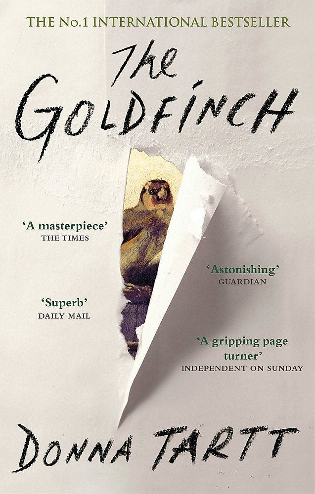 The Goldfinch by Donna Tartt Pulitzer Prize winning paperback novel cover from the 2 book collection set