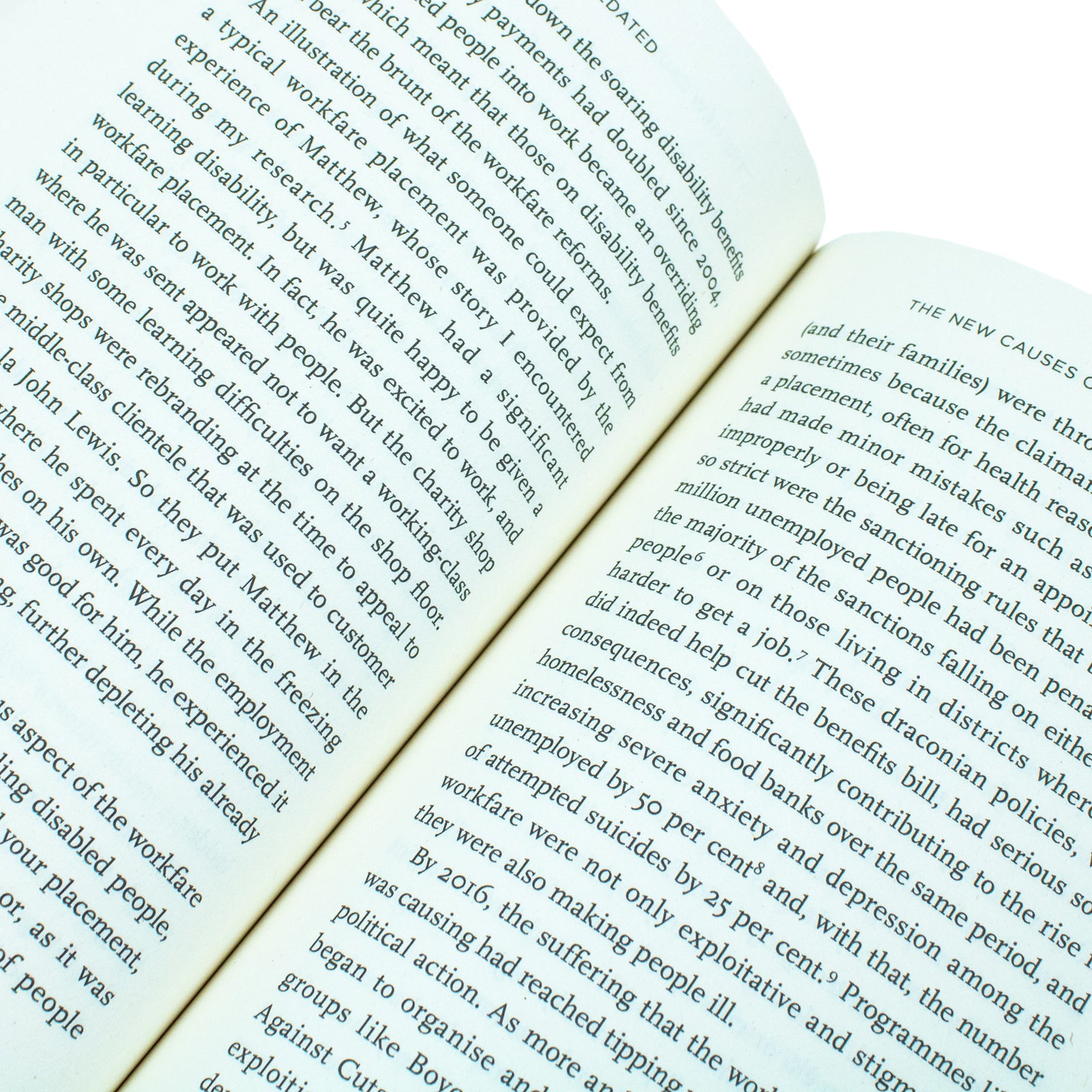 Sedated by James Davies paperback interior pages sample
