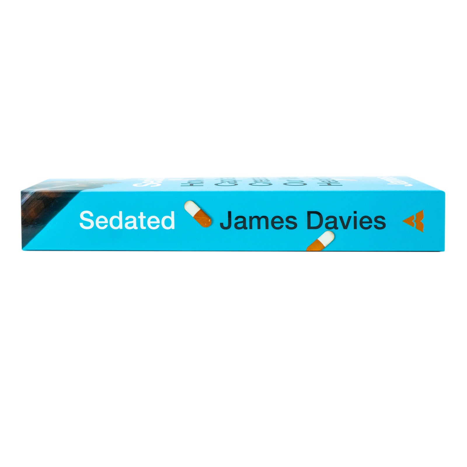Sedated by James Davies paperback spine and edition detail
