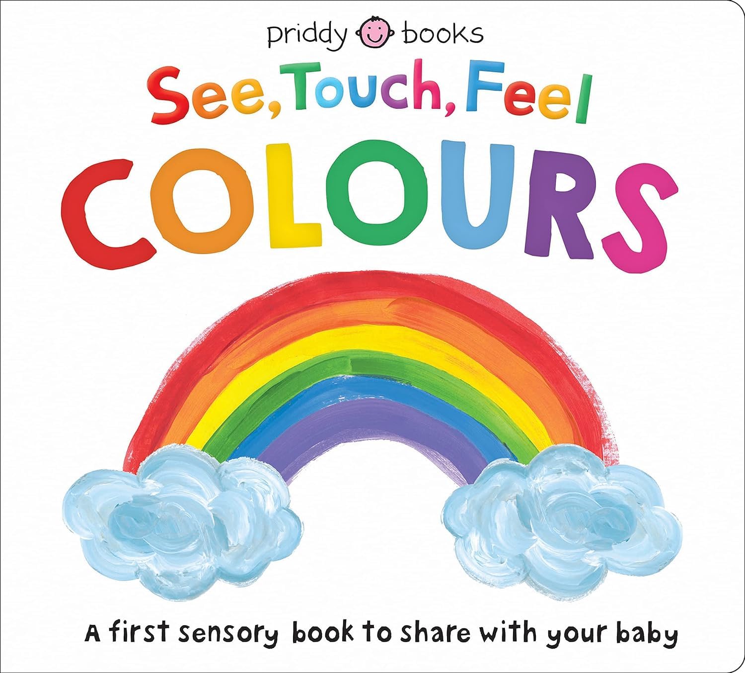See, Touch, Feel 3 Books Collection Set by Roger Priddy - sensory textures and inside pages, board book ages 0-3