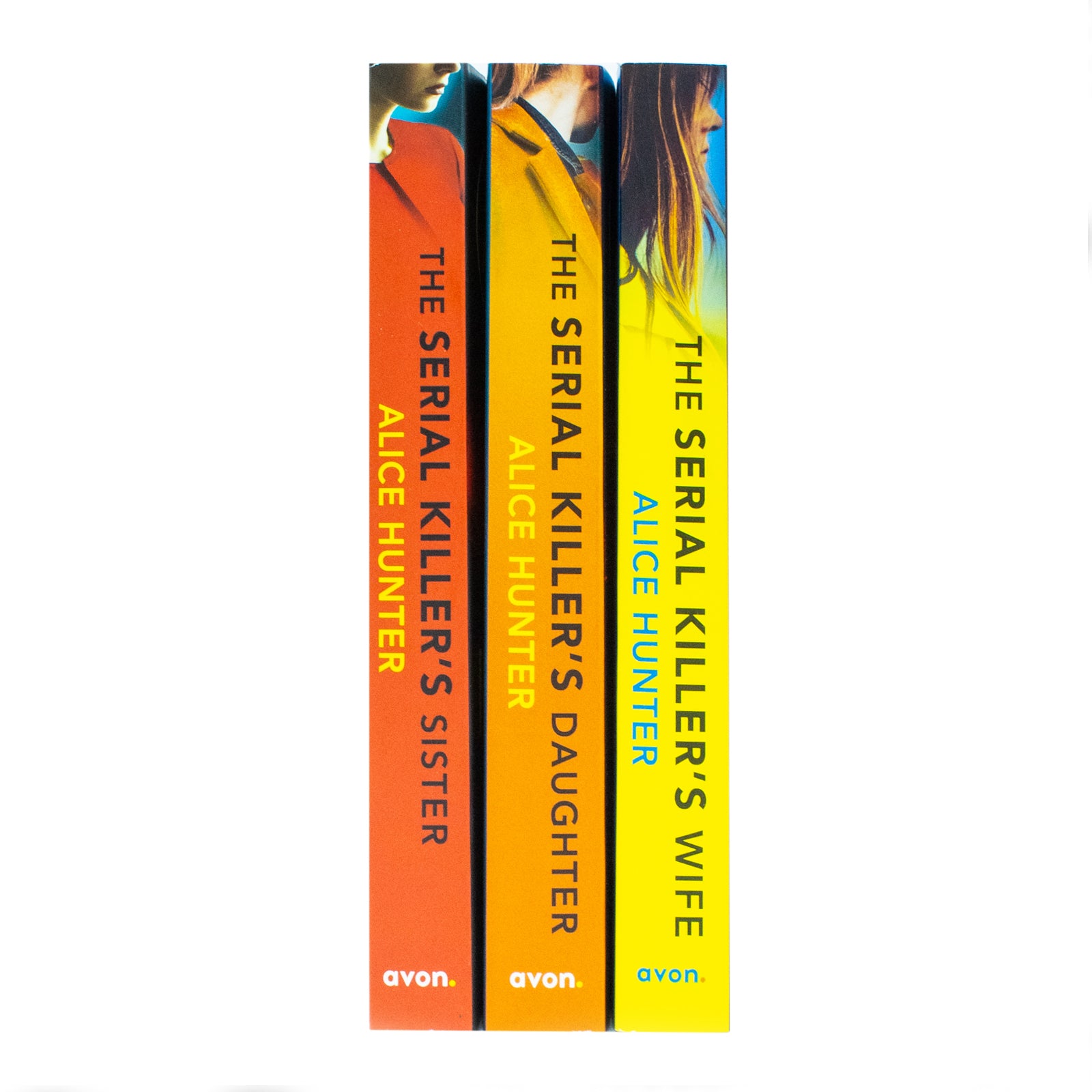 Alice Hunter Serial Killer Series 3 book paperback collection set close-up cover detail
