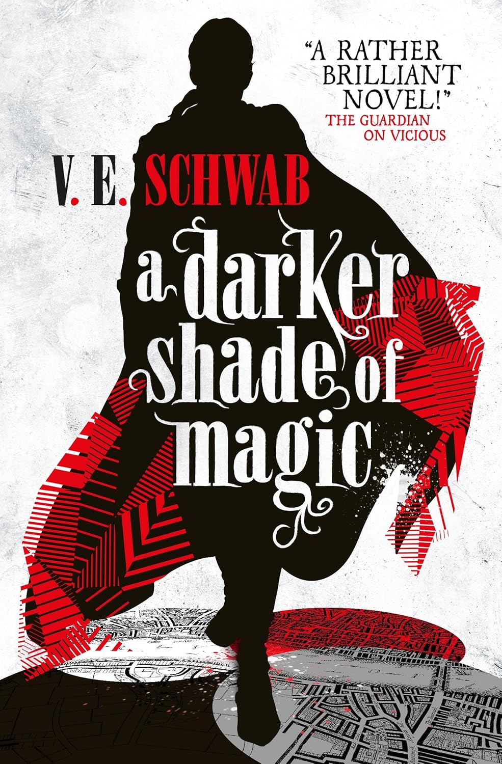 Shades of Magic trilogy slipcase box set spine and cover detail by V. E. Schwab