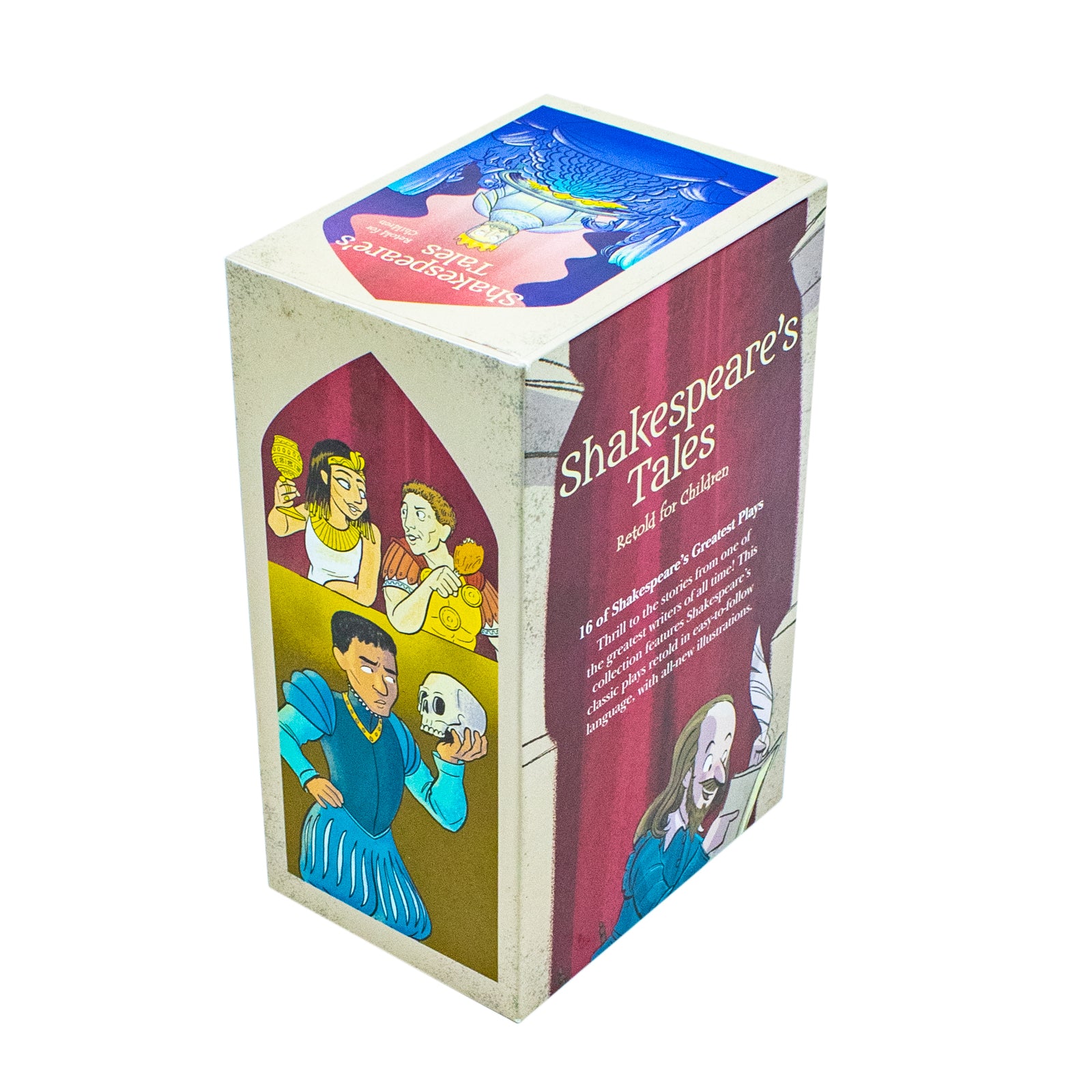 Shakespeare's Tales Retold for Children 16-book set - close up of individual paperback covers