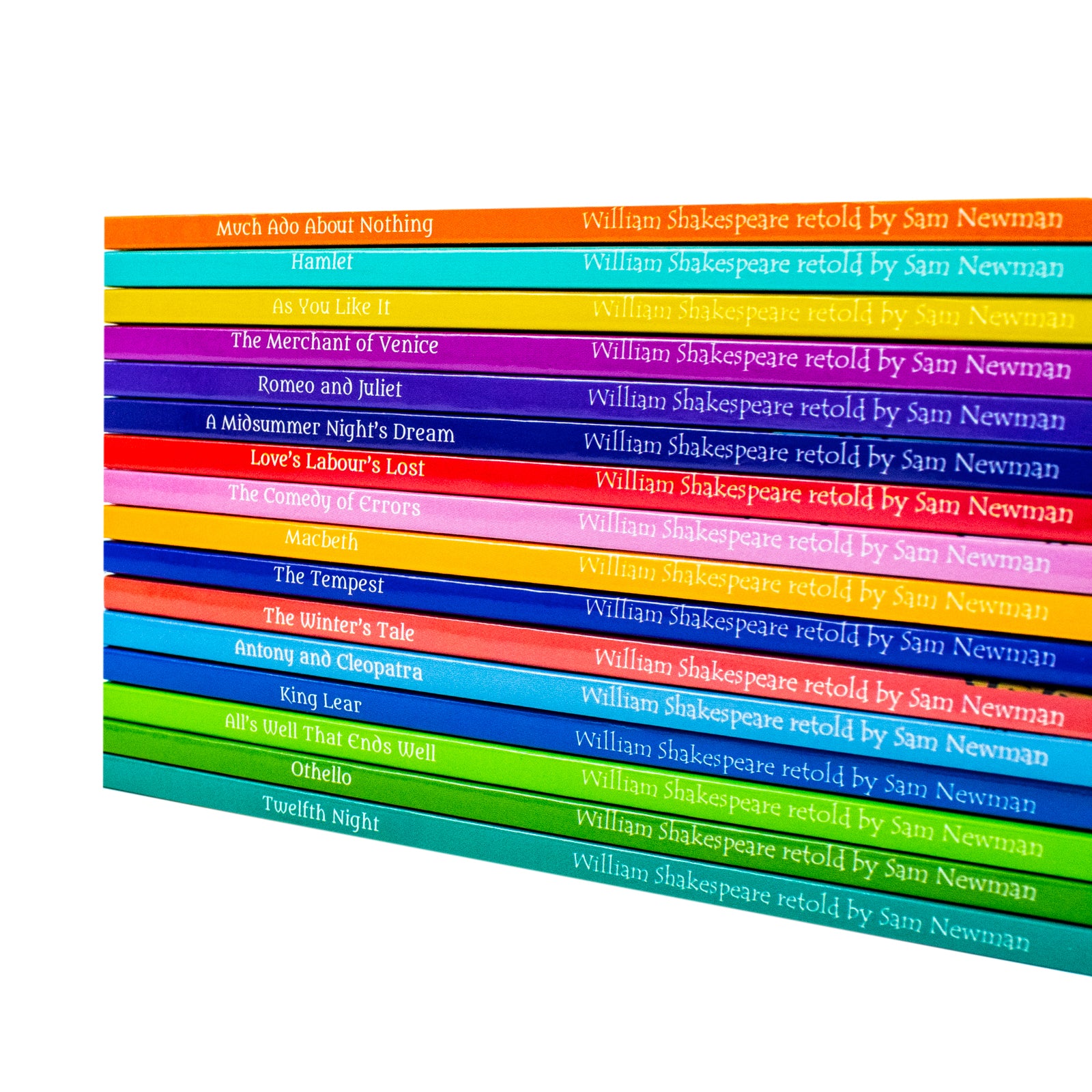 Shakespeare's Tales Retold for Children paperback box set - stack of all 16 titles