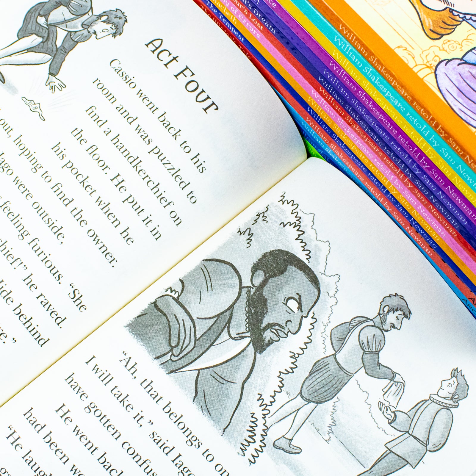 Shakespeare's Tales Retold for Children 16 Book Box Set - Arcturus Retold Classics packaging
