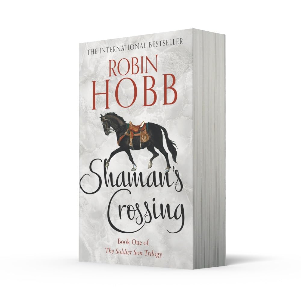 Shaman's Crossing by Robin Hobb - Soldier Son Trilogy - Paperback back cover with blurb