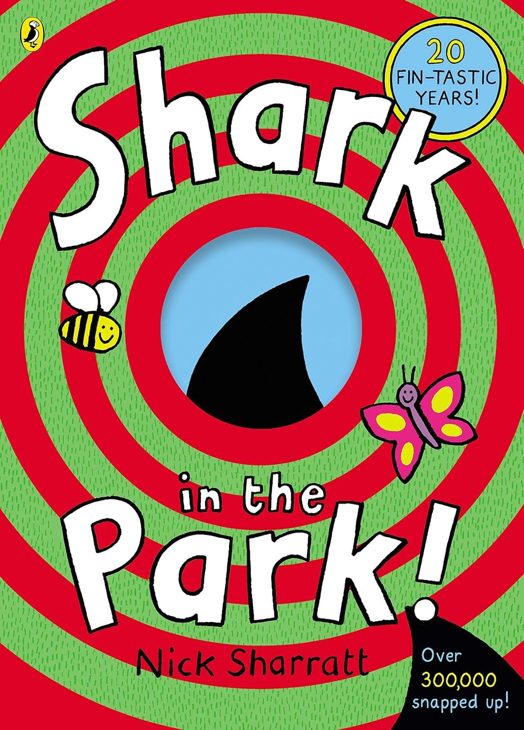 Shark in the Park and Shark in the Park on a Windy Day paperback covers by Nick Sharratt