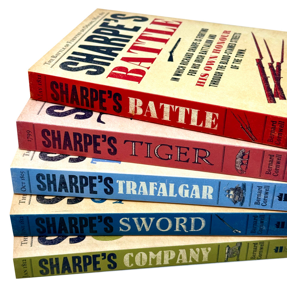 Sharpe Series Bernard Cornwell 5 Books Collection Set paperback edition front cover