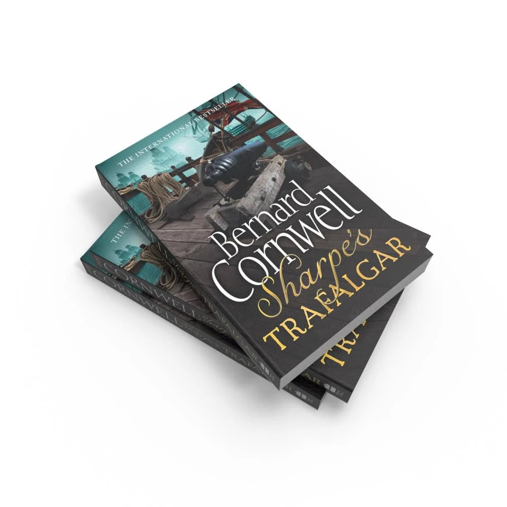 Sharpe's Trafalgar by Bernard Cornwell - paperback interior pages sample, historical fiction novel