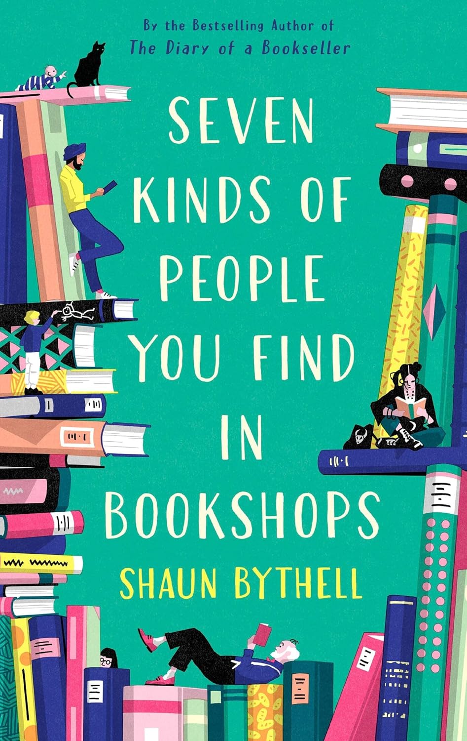 Shaun Bythell bookshop memoir book set - stack of three brand new hardback and paperback books