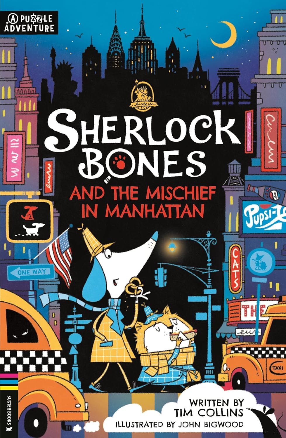 Sherlock Bones and the Horror of the Haunted Castle paperback cover by Tim Collins