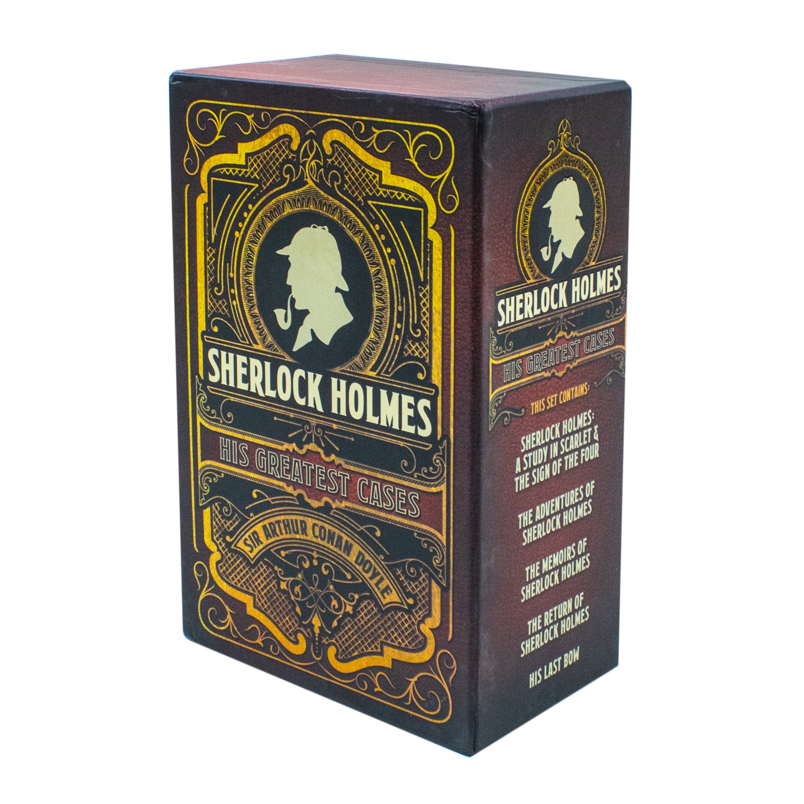 Sherlock Holmes: His Greatest Cases 5-Book Paperback Boxed Set - Arcturus Classic Collections slipcase