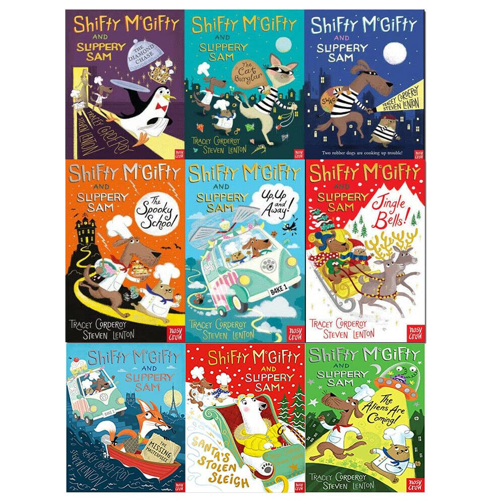 Shifty McGifty and Slippery Sam 9 Books Collection Set by Tracey Corderoy - paperback cover, ages 3-7