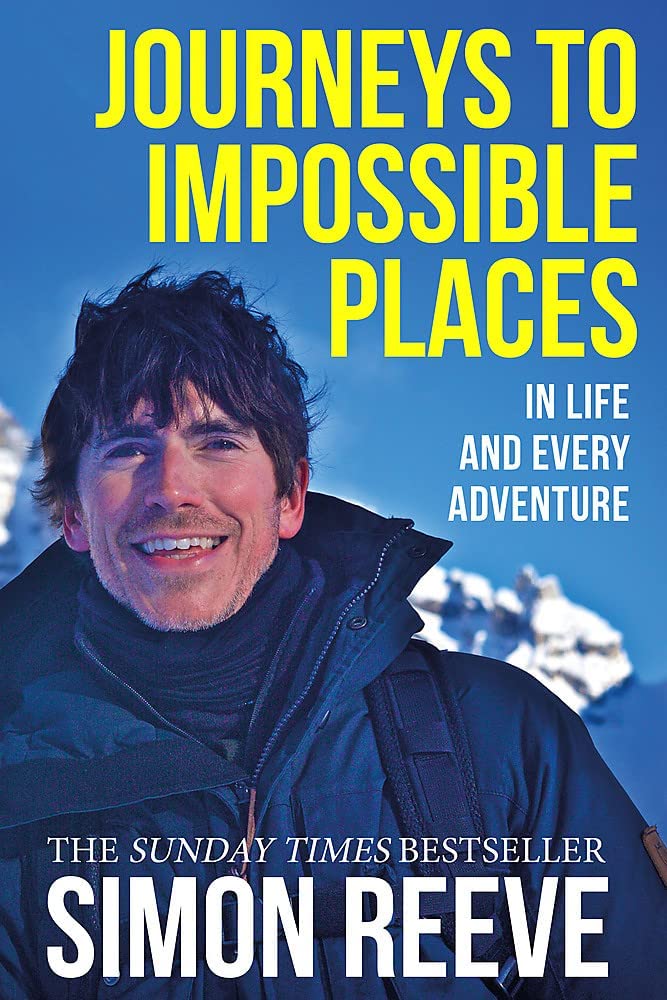 Close up of Simon Reeve 2 Book Paperback Set featuring Journeys to Impossible Places and Step by Step