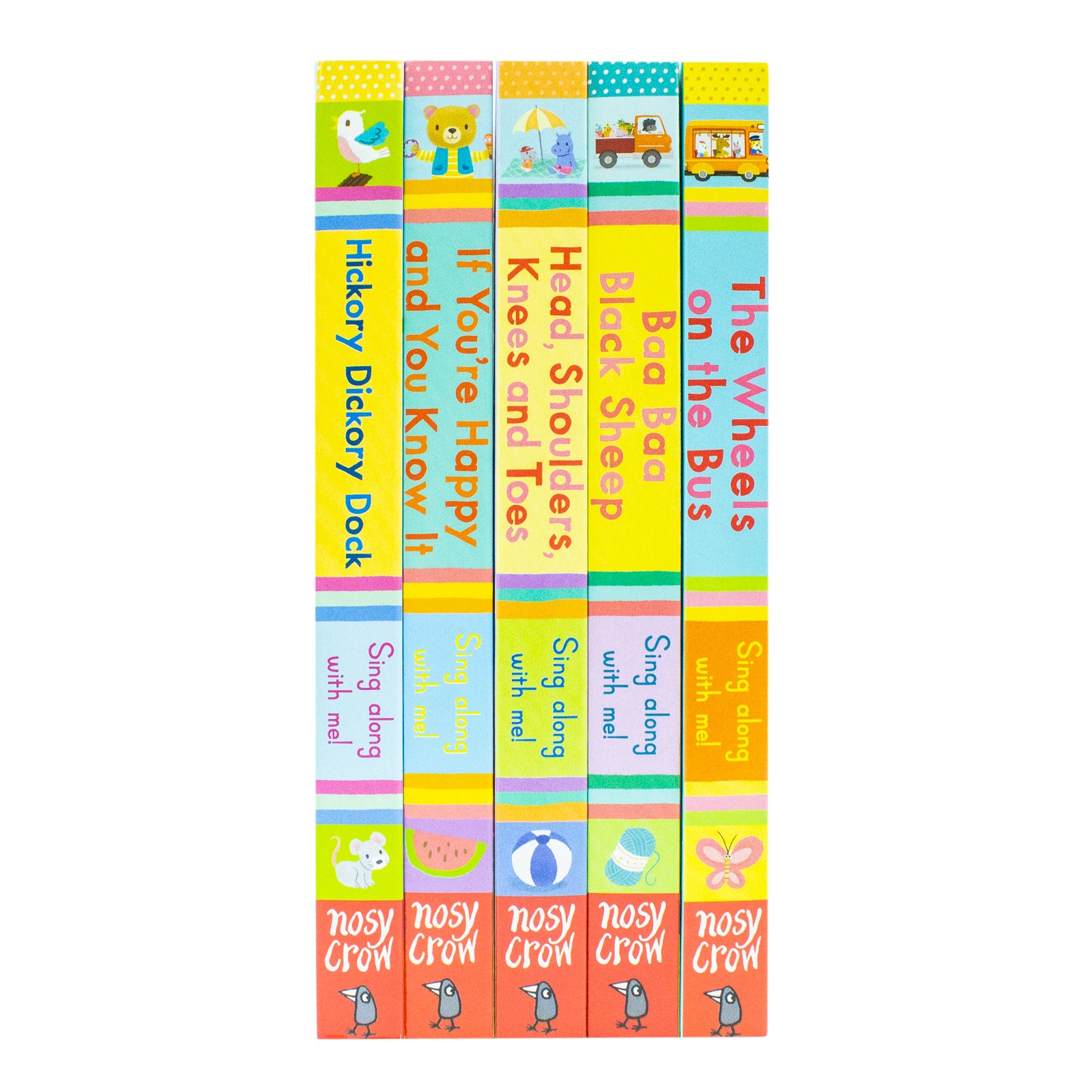 Sing Along With Me! nursery rhyme board books including The Wheels on the Bus and Hickory Dickory Dock
