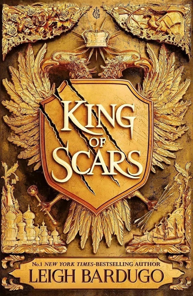 Leigh Bardugo 4 Books Set showing Six of Crows, Crooked Kingdom, King of Scars and Rule of Wolves paperback covers