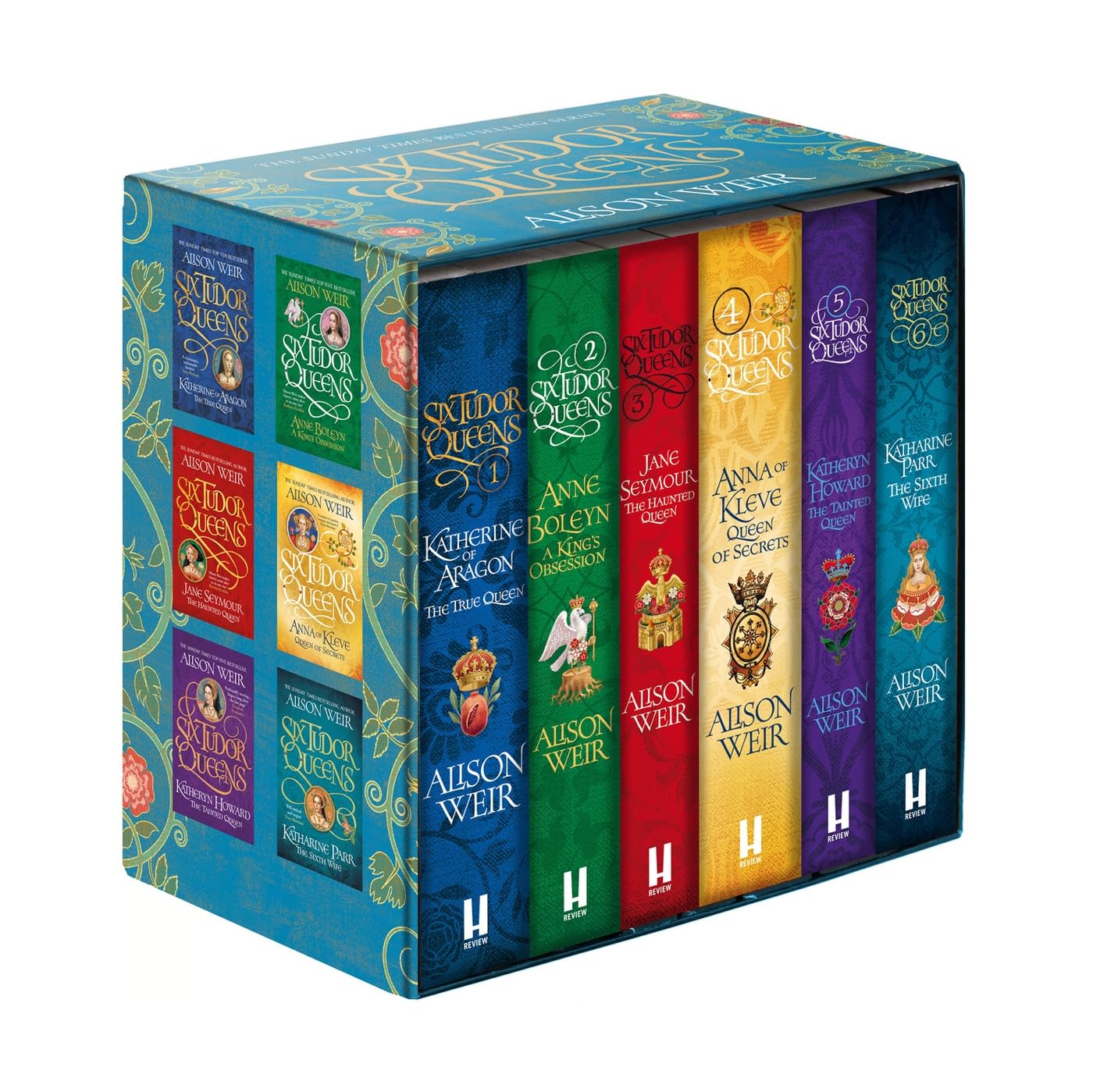 Six Tudor Queens Collection by Alison Weir - complete 6 book Tudor history paperback series set