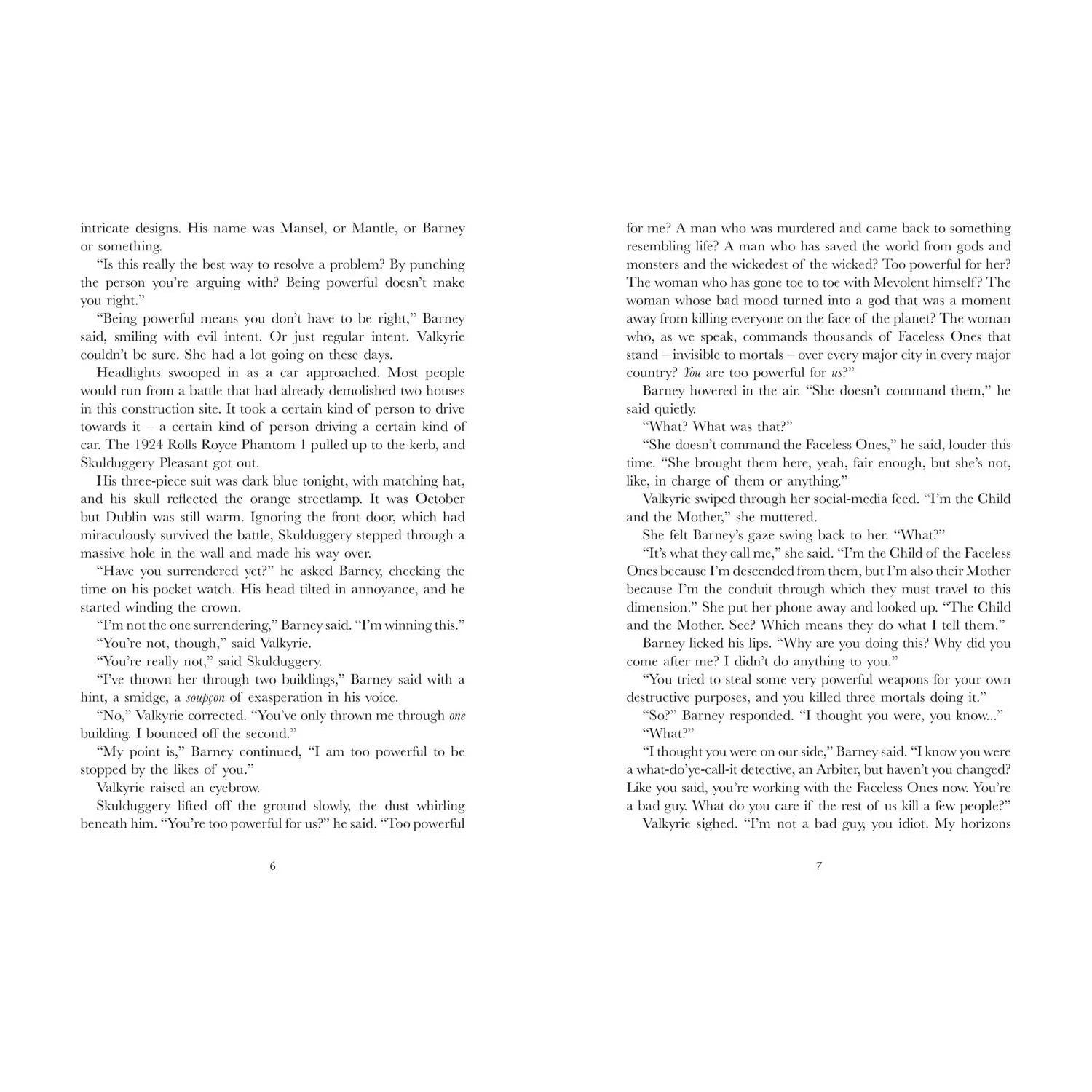 Skulduggery Pleasant Book 15: Until the End by Derek Landy - Paperback back cover, Sunday Times bestselling YA series
