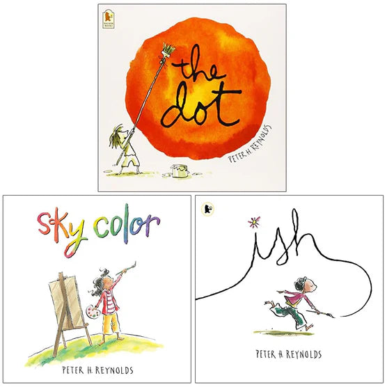 Peter H. Reynolds Creatrilogy Collection 3 Books Set (The Dot, Sky Color & Ish) - Lets Buy Books