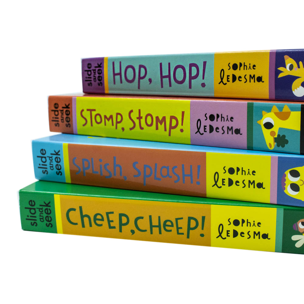 Splish Splash Slide and Seek sea creatures slider board book by Sophie Ledesma for ages 0-3