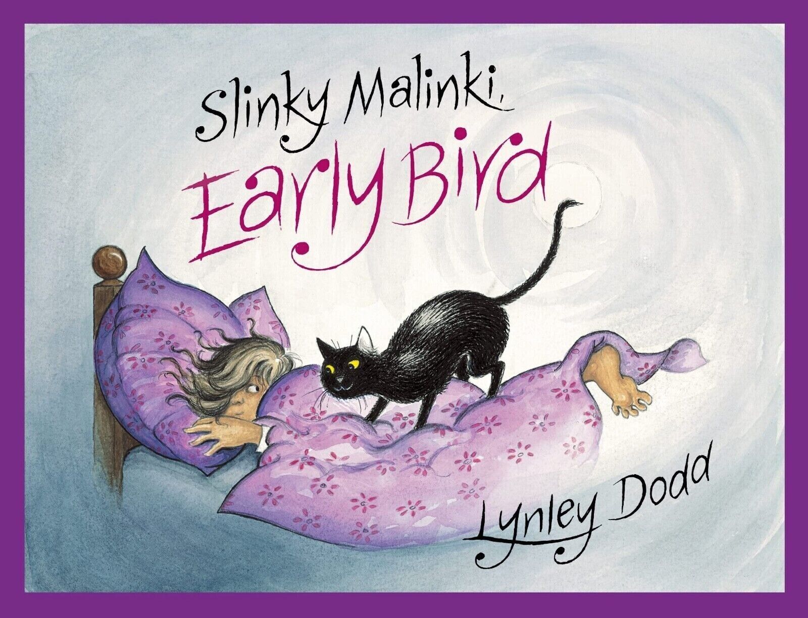 Slinky Malinki Early Bird paperback book cover from Lynley Dodd 5 books collection set