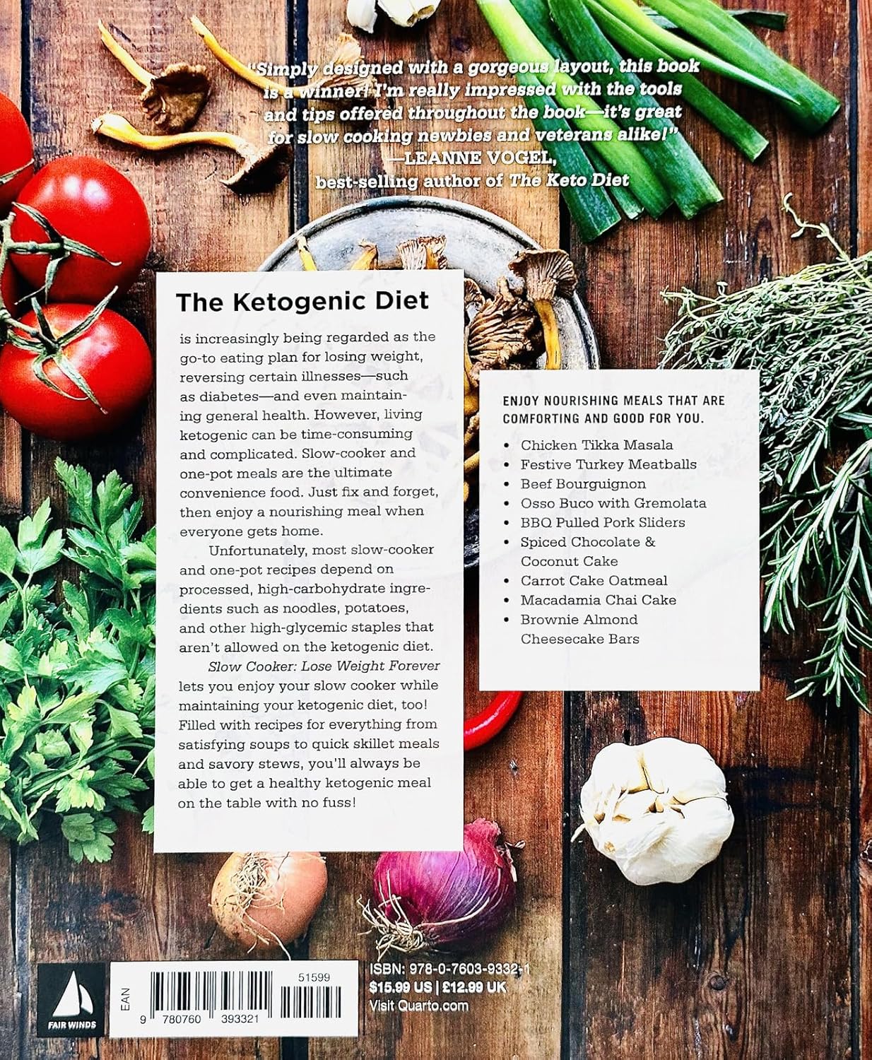 Slow Cooker Lose Weight Forever by Martina Slajerova - keto slow cooker cookbook back cover