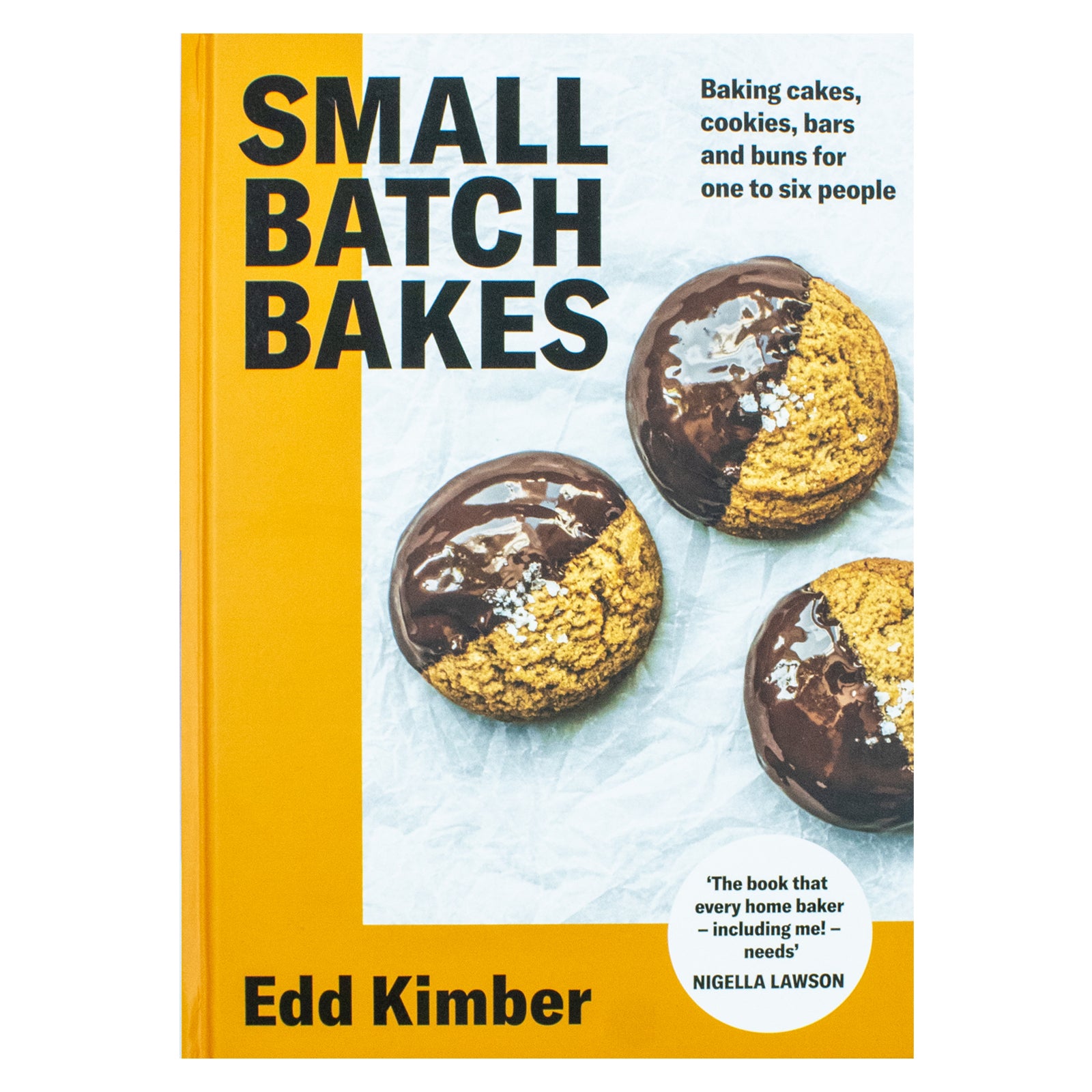 Small Batch Bakes by Edd Kimber - Hardback baking cookbook cover, small batch recipes