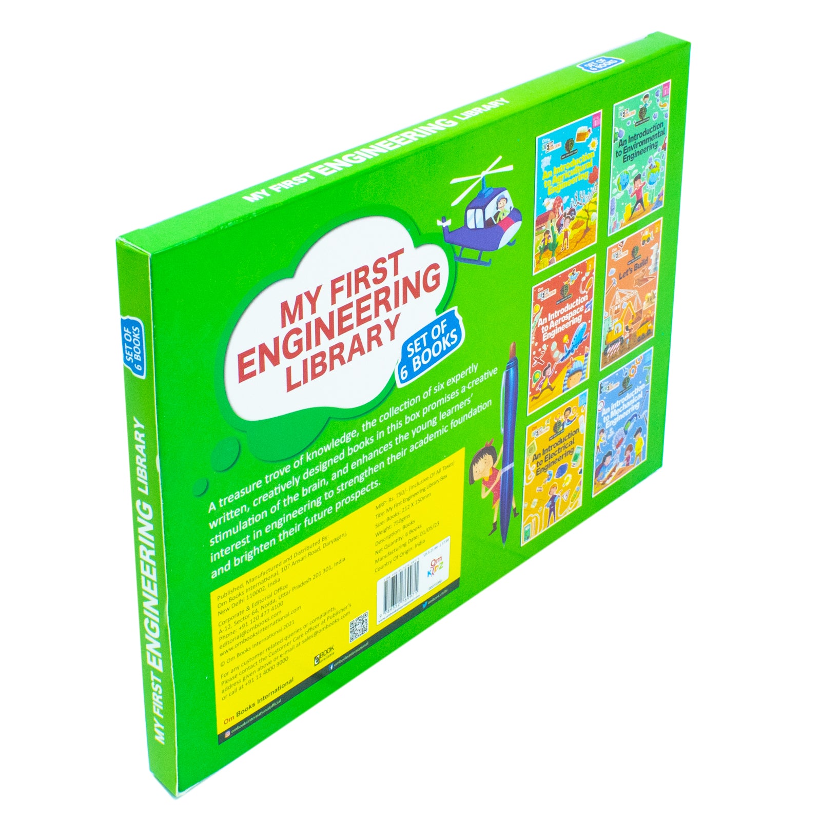 Smart Brain Right Brain Engineering set - Agricultural and Environmental Engineering Level 1 paperback books