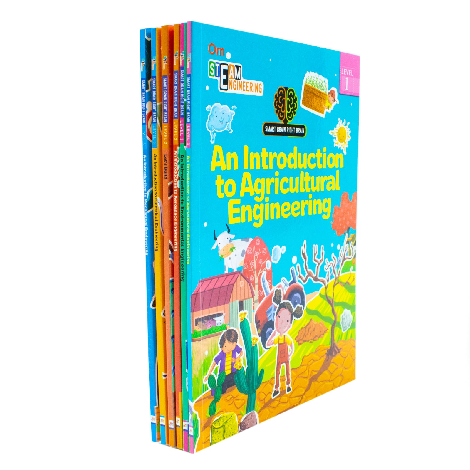 Smart Brain Right Brain Engineering 6 Books Collection Set by Shweta Sinha - Paperback STEAM books for children
