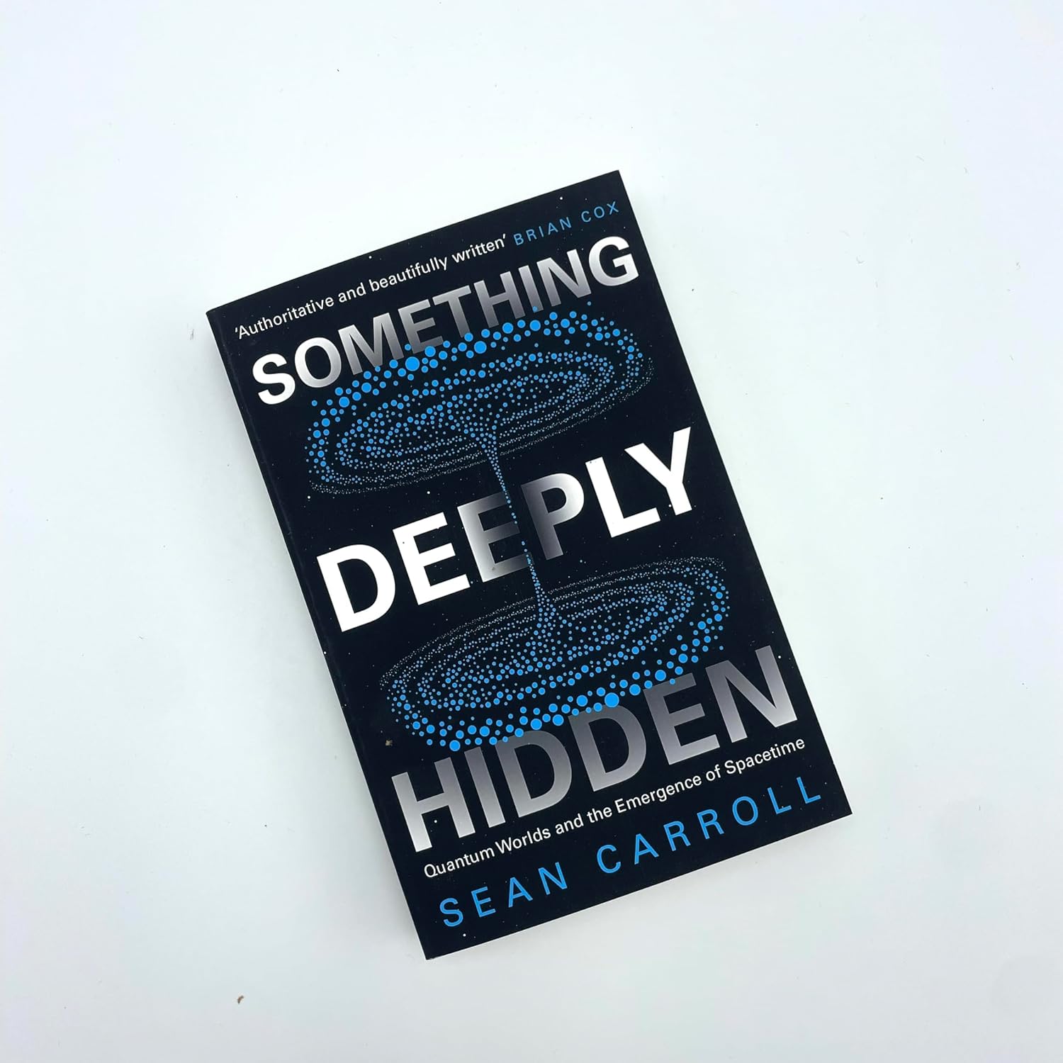 Something Deeply Hidden by Sean Carroll - back cover with quantum mechanics book description