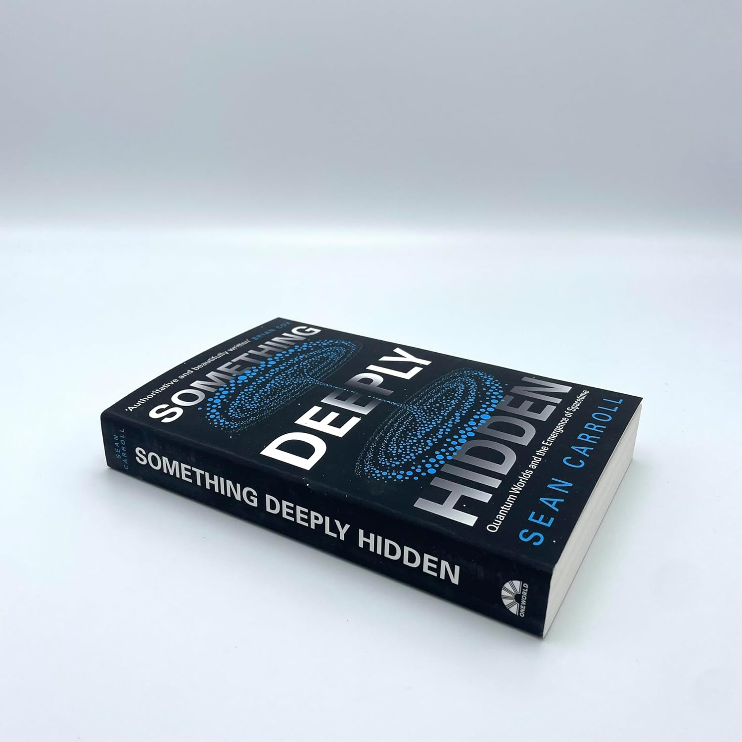Something Deeply Hidden by Sean Carroll - paperback spine and cover view