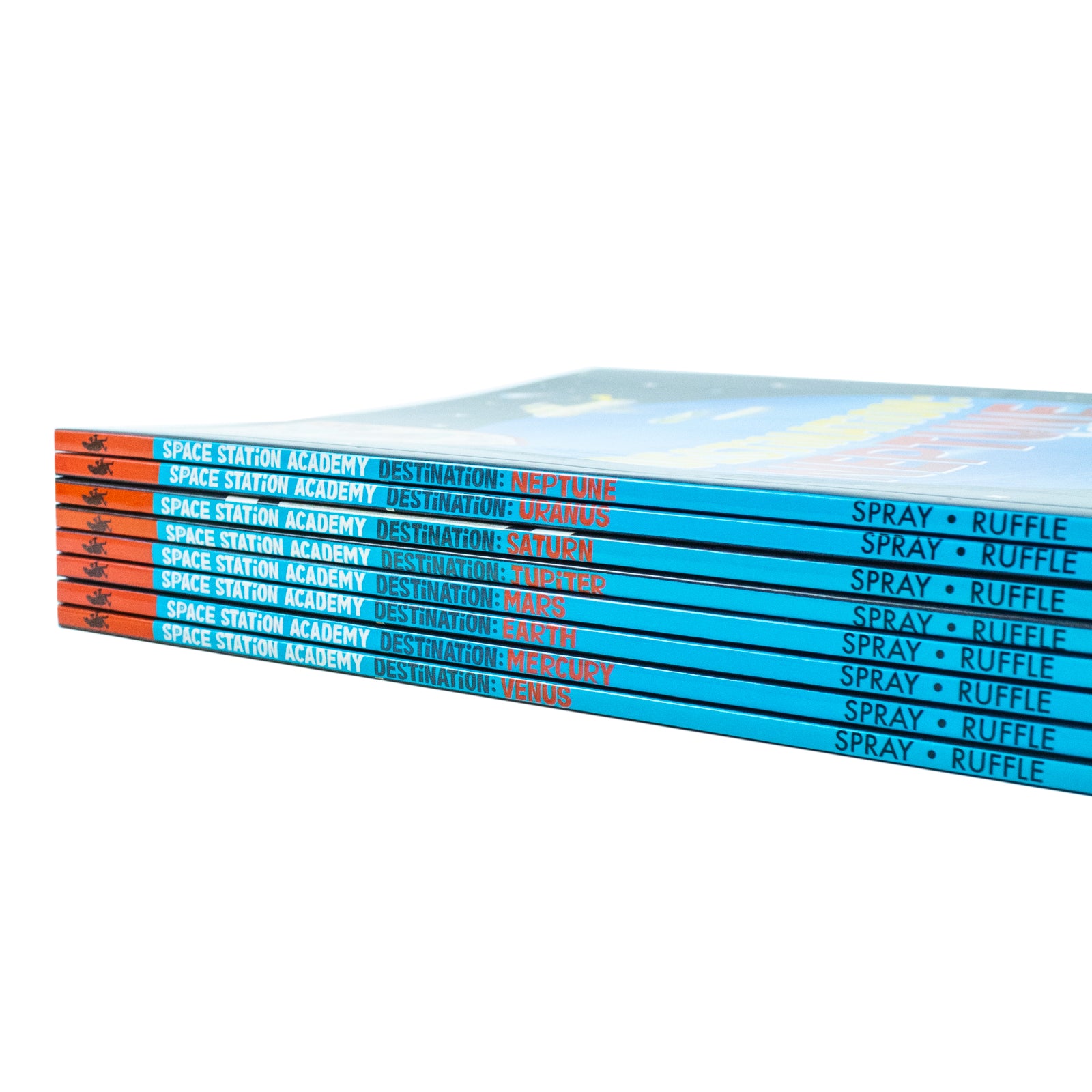Space Station Academy Destination Jupiter paperback book by Sally Spray for ages 7-9