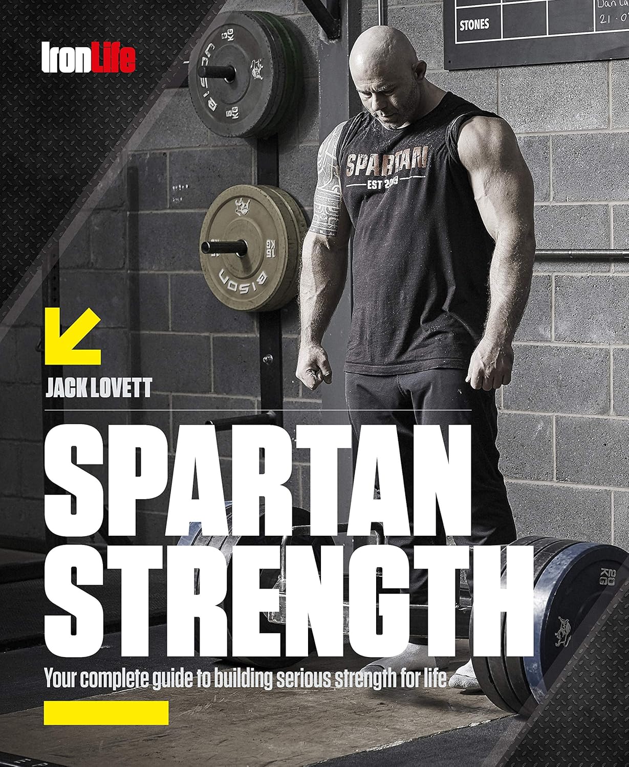 Spartan Strength by Jack Lovett - strength training and bodybuilding paperback book cover