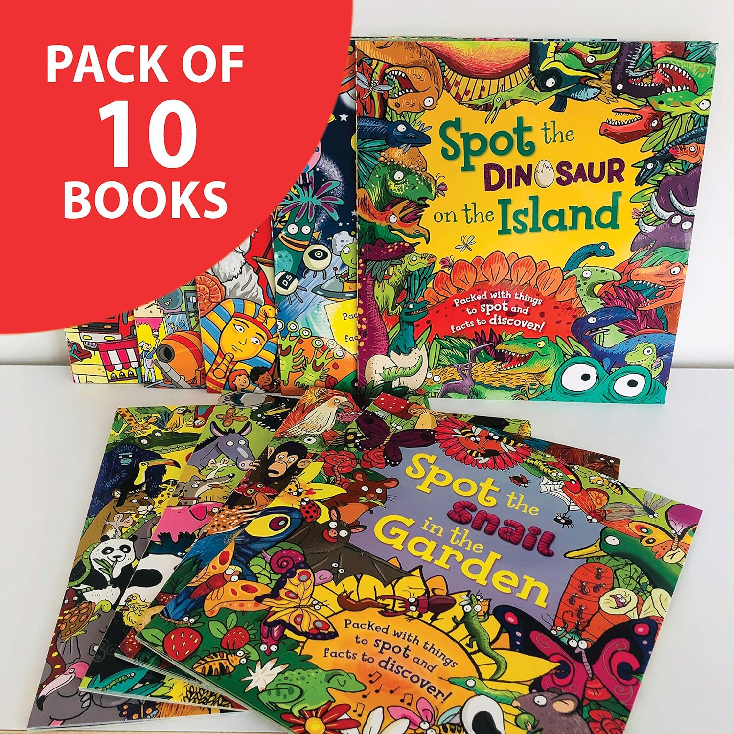 Spot the... (pack of 10 books): Packed with things to spot and facts to discover! - Lets Buy Books