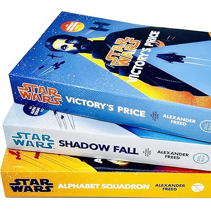 Star Wars: Alphabet Squadron Series 3 Books Collection Set paperback by Alexander Freed - back view