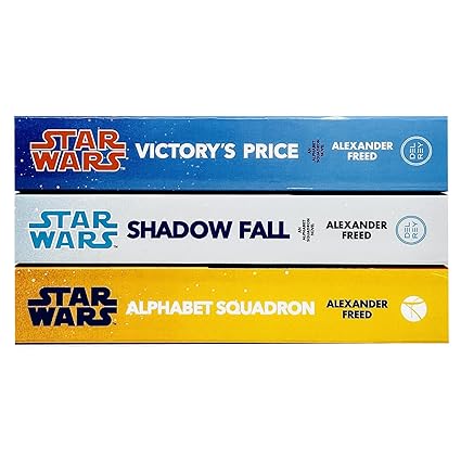 Star Wars: Alphabet Squadron, Shadow Fall and Victory's Price paperback trilogy set by Alexander Freed