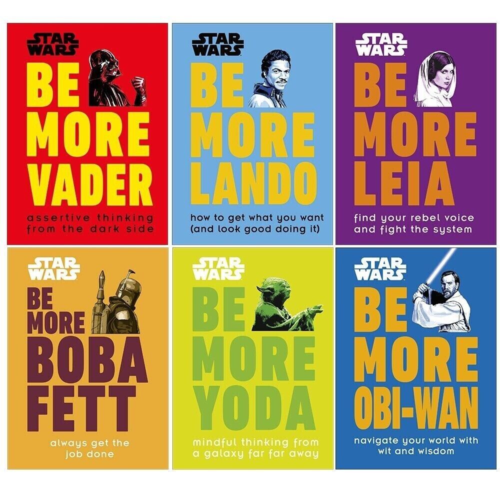 Star Wars Be More Yoda paperback book from the Be More Series 6 book set