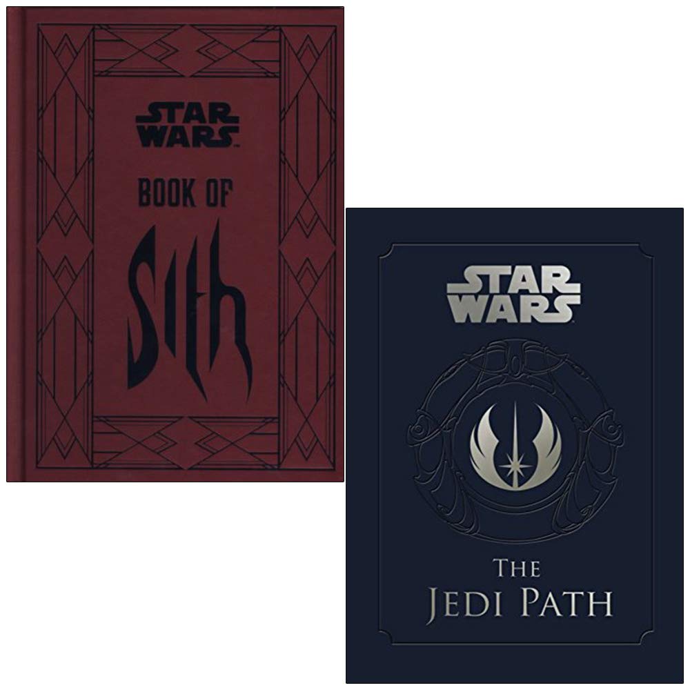 Star Wars Book of Sith and The Jedi Path by Daniel Wallace - 2 book hardback collection set