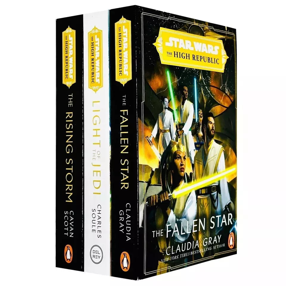 Star Wars: The High Republic 3 Books Collection Set - Light of the Jedi, The Rising Storm, The Fallen Star - paperback front cover