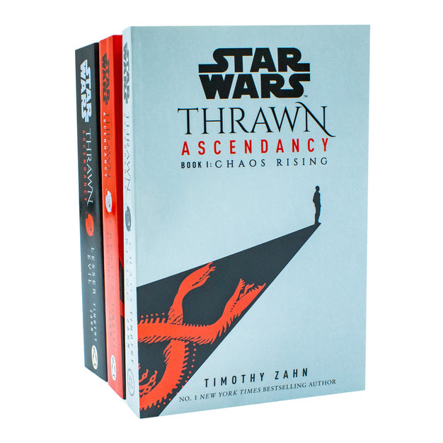 Star Wars Thrawn Ascendancy 3 Book Paperback Set by Timothy Zahn - Chaos Rising, Greater Good, Lesser Evil