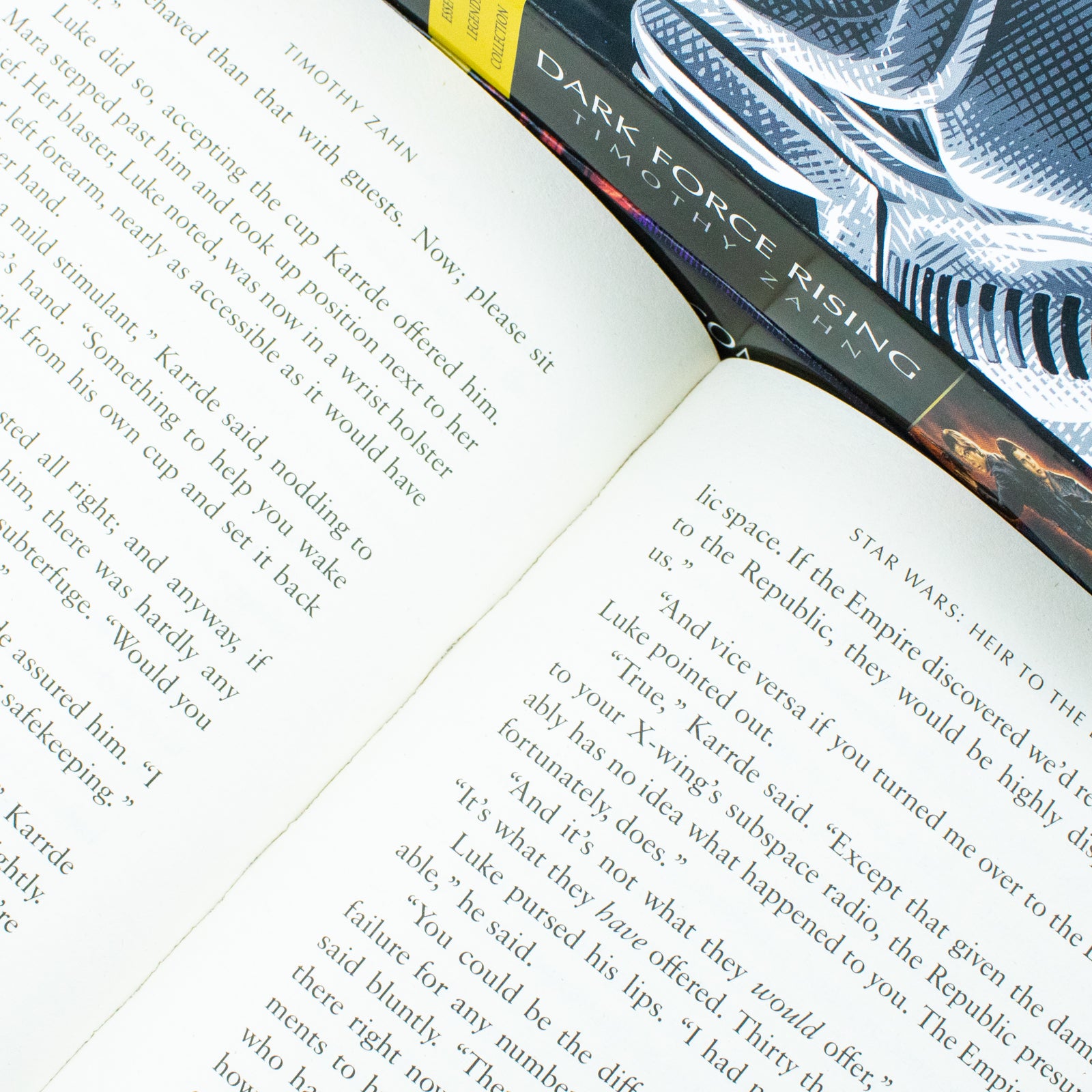 Star Wars: The Thrawn Trilogy paperback set page detail - Timothy Zahn Grand Admiral Thrawn novels