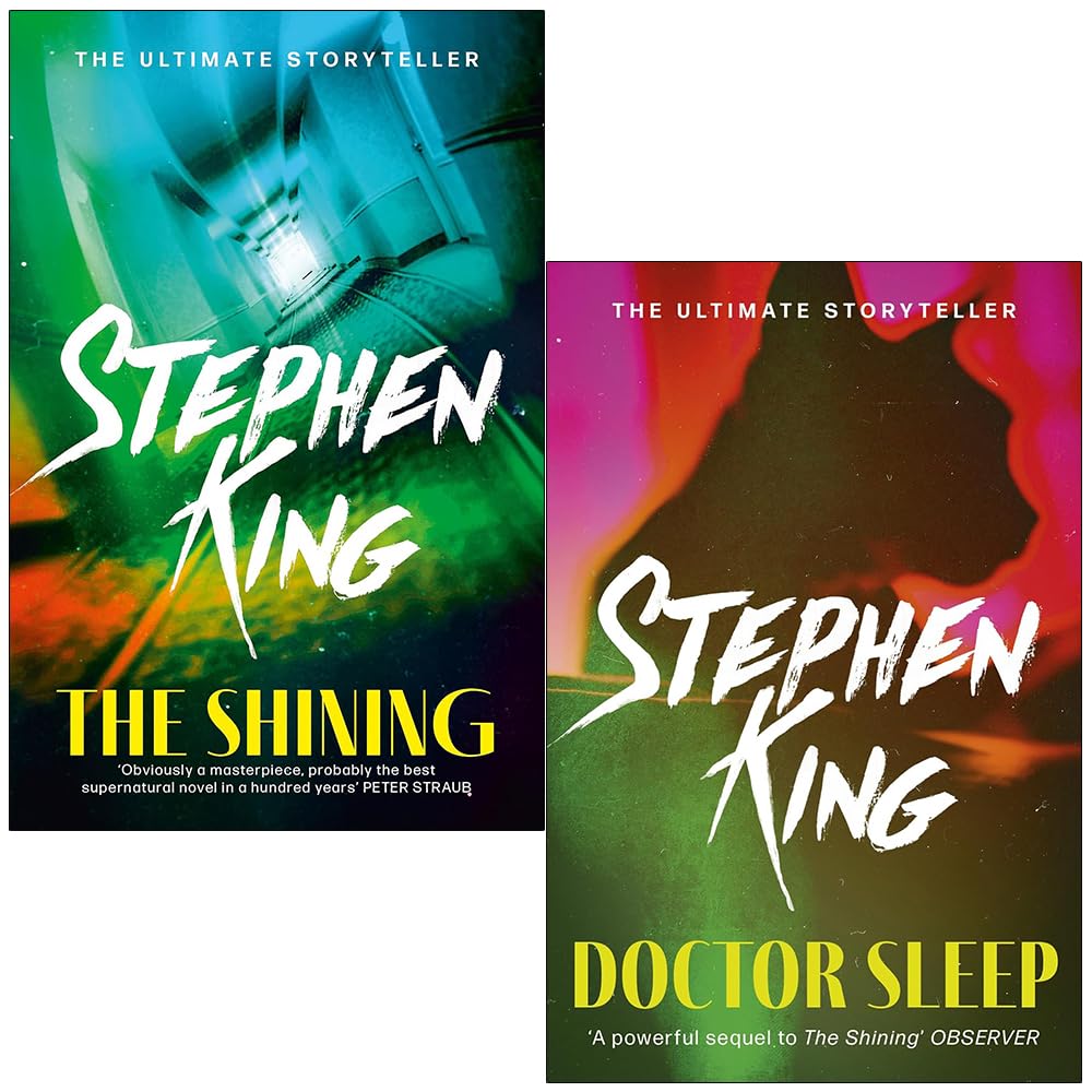Stephen King The Shining Collection 2 Book Set - The Shining and Doctor Sleep paperback front cover