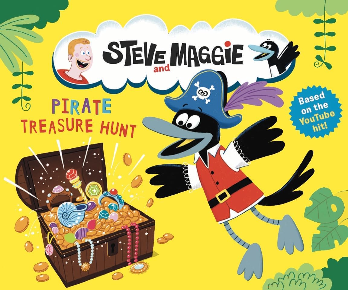 Steve and Maggie Pirate Treasure Hunt paperback book cover from the 3 books collection set
