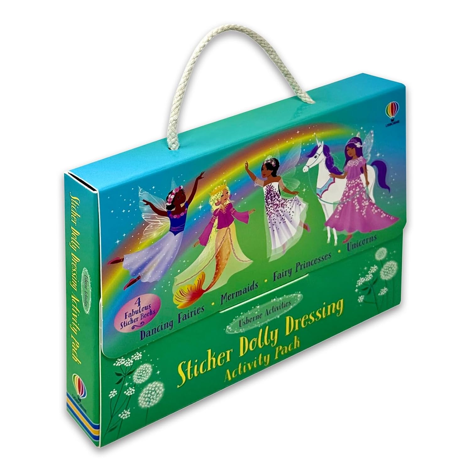 Sticker Dolly Dressing Unicorns mini sticker book cover from the 4 book activity pack by Fiona Watt, Usborne