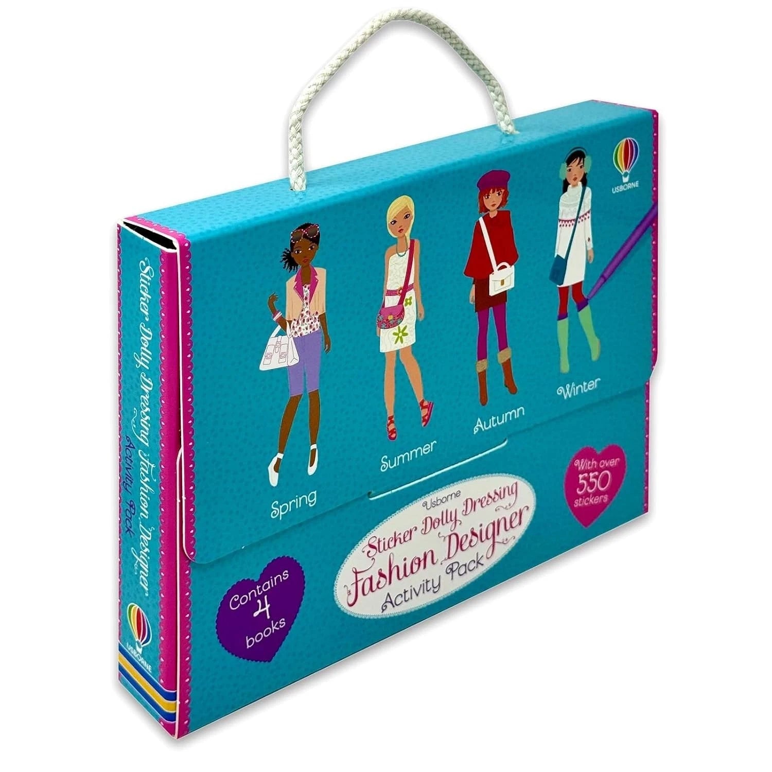 Fashion Designer Spring and Summer Collection sticker books from the Usborne Sticker Dolly Dressing set