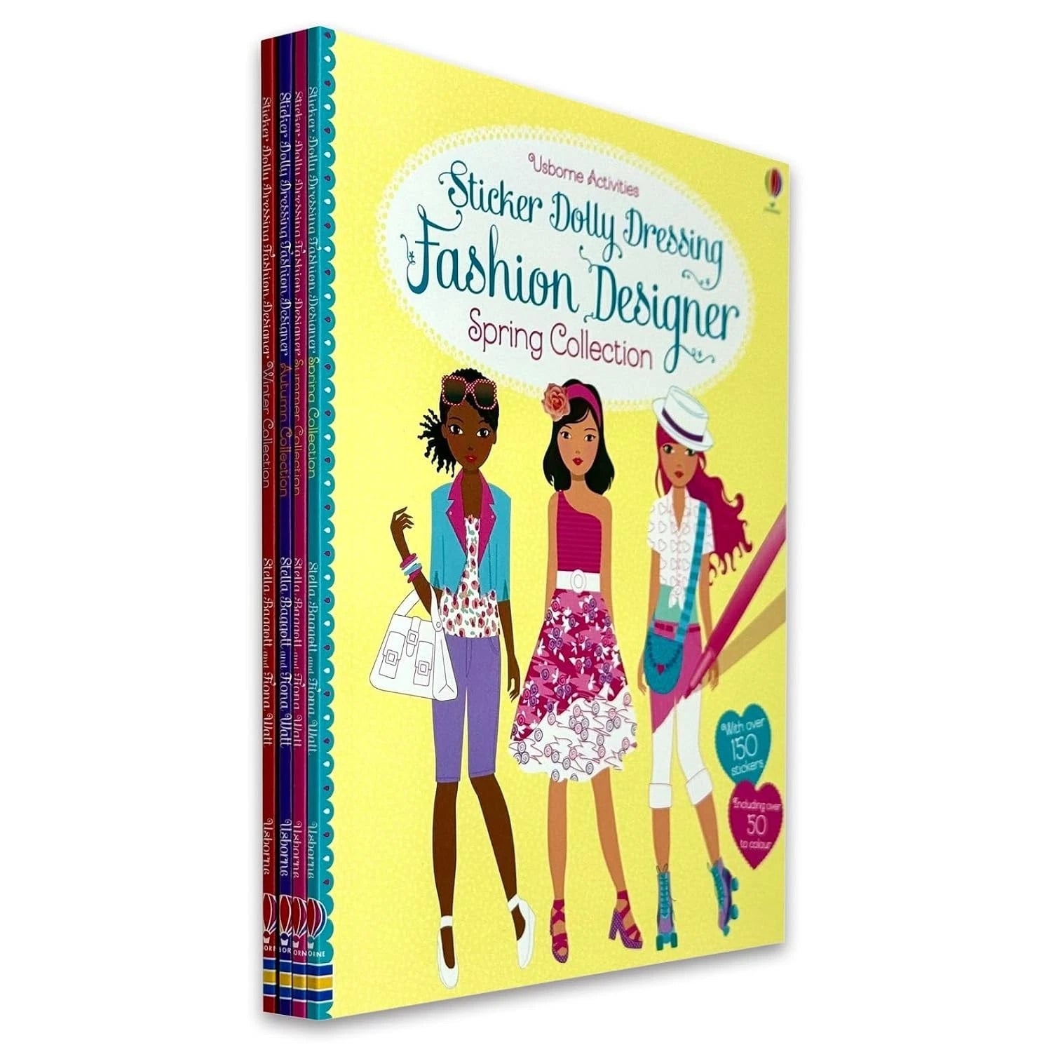 Fashion Designer Autumn and Winter Collection sticker books from the Usborne Sticker Dolly Dressing set
