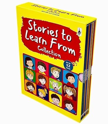 Stories to Learn From book covers including Nate Please Wait and Hank Says Thanks, paperback childrens set