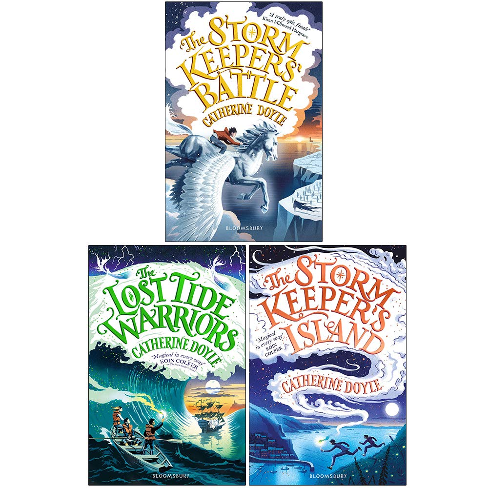 The Storm Keeper Trilogy 3 Books Collection Set by Catherine Doyle - paperback set front cover - Ages 9-12