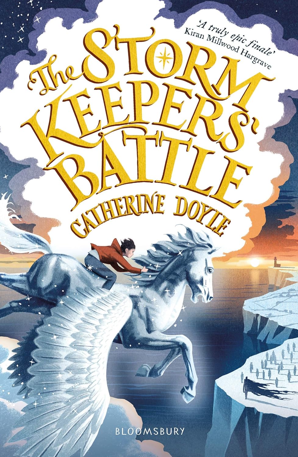 The Storm Keeper Trilogy 3 Books Collection Set by Catherine Doyle - paperback book covers - The Storm Keeper's Island, The Lost Tide Warriors, The Storm Keepers' Battle